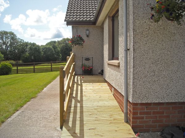 Hardwood Ramp Installation in Novi