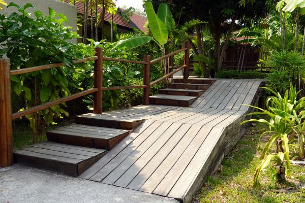 Wood Ramp Installation in Novi